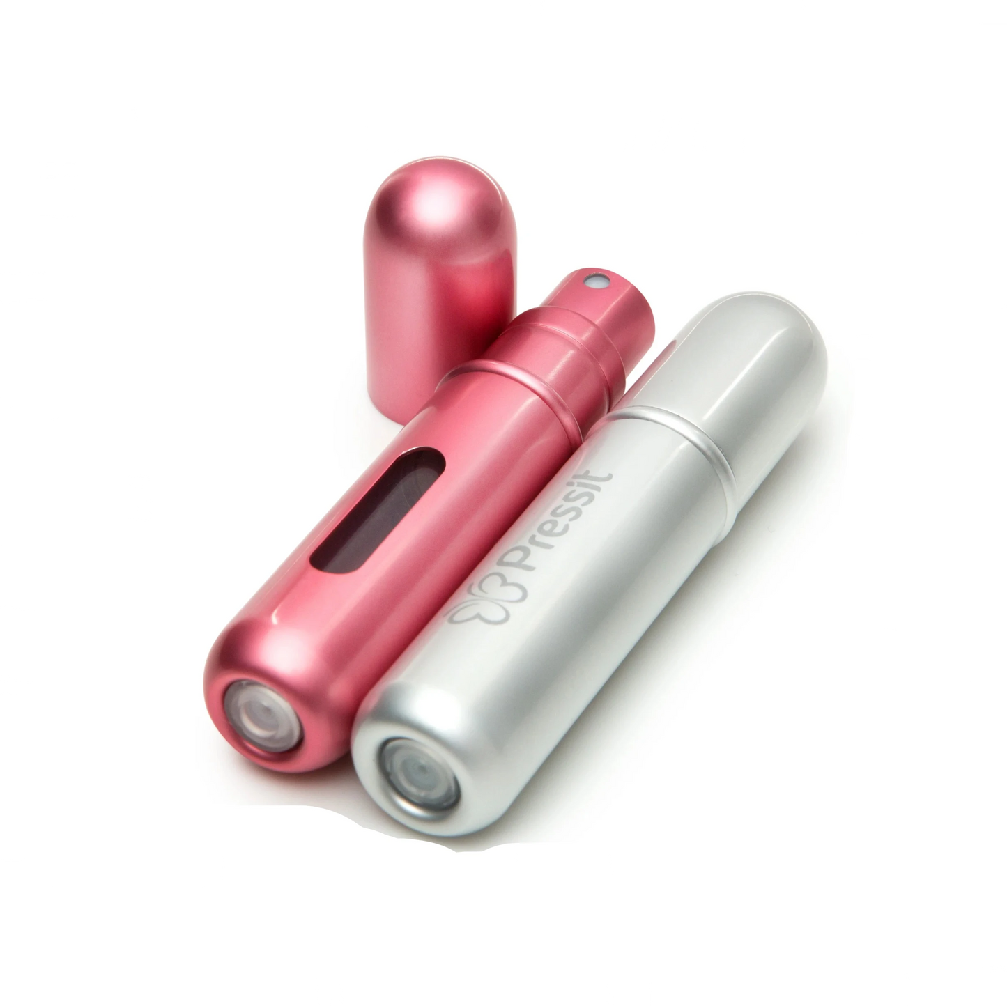 Rechargeable Perfume Atomiser Duo Pack - Silver & Pink