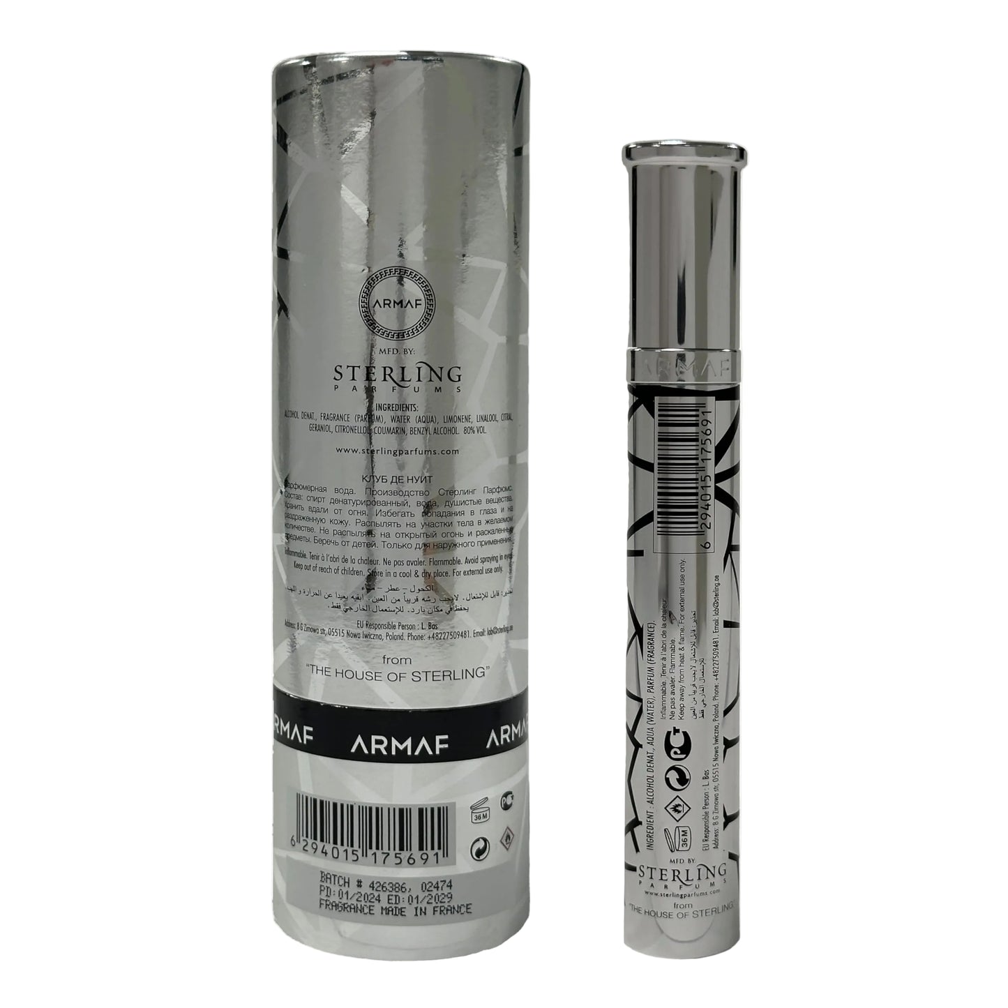 Club De Nuit Sillage Eau De Parfum 10ml Spray