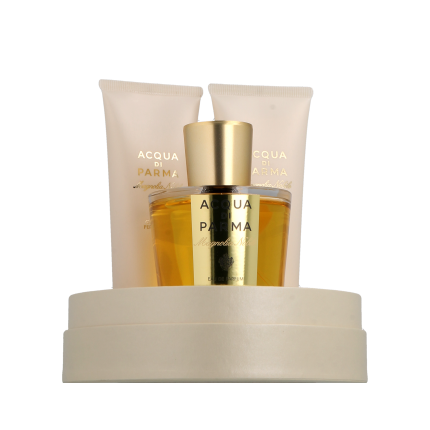 Acqua di Parma Magnolia Nobile Gift Set 100ml EDP + 75ml Shower Gel + 75 Body Creme