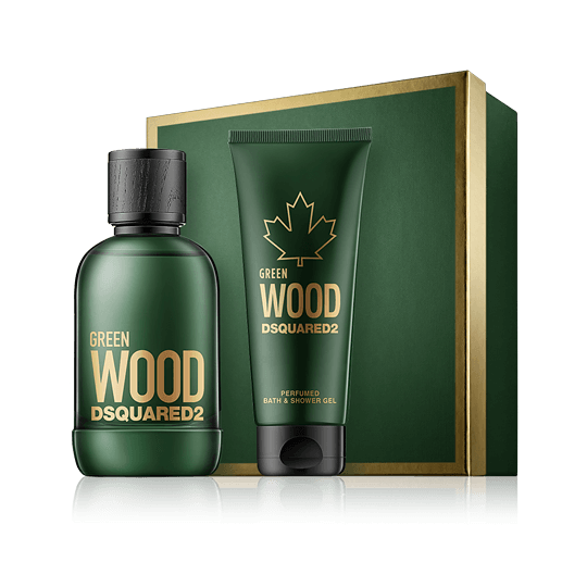 DSquared² Green Wood Gift Set 100ml EDT + 150ml Shower Gel