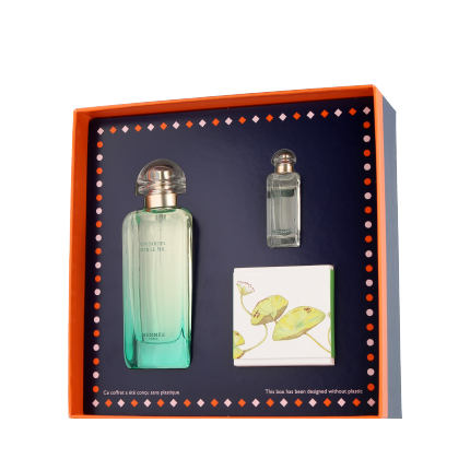 Hermès Un Jardin Sur Le Nil Gift Set 100ml EDT + 7.5ml EDT + 50g Soap