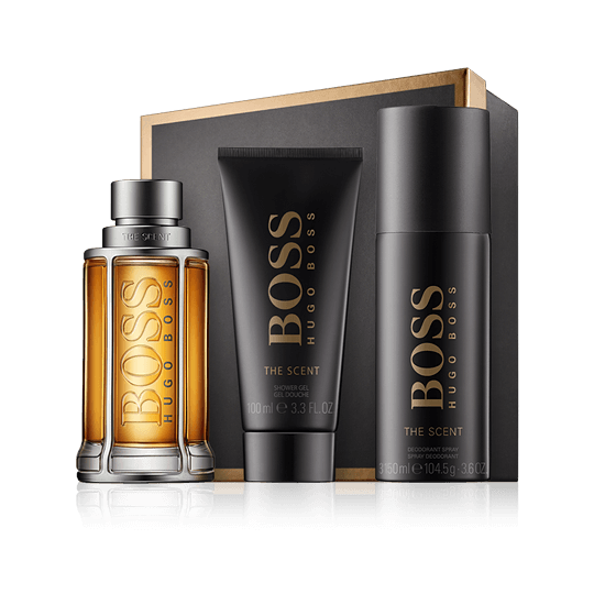 Hugo Boss Boss The Scent Gift Set 100ml EDT + 100ml Shower Gel + 150ml Deodorant Spray