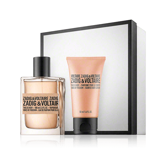 Zadig & Voltaire This is Her! Vibes of Freedom Gift Set 50ml EDP + 50ml Body Lotion