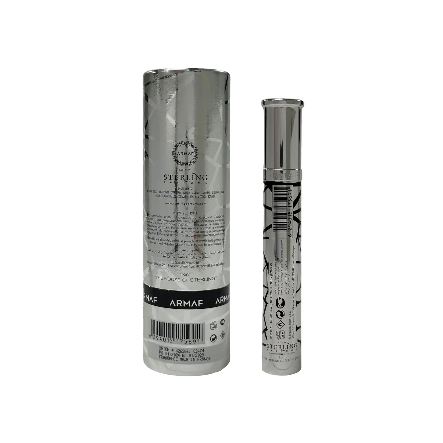 Club De Nuit Sillage Eau De Parfum 10ml Spray