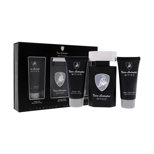 Mitico Gift Set 125ml EDT + 100ml Shower Gel + 100ml Aftershave Balm