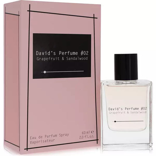 David's Perfume #02 Grapefruit & Sandalwood Eau de Parfum 60ml Spray