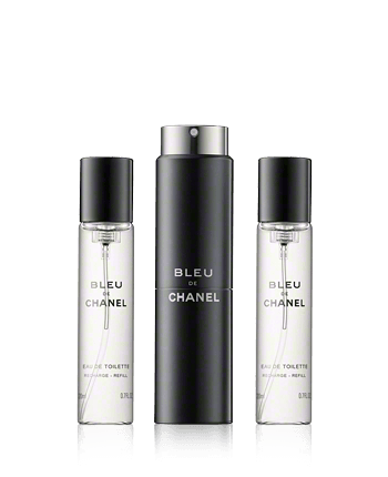 Chanel Bleu de Chanel Gift Set 20ml EDP Refillable Spray + 2 x 20ml Refill