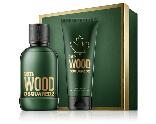 DSquared² Green Wood Gift Set 100ml EDT + 150ml Shower Gel