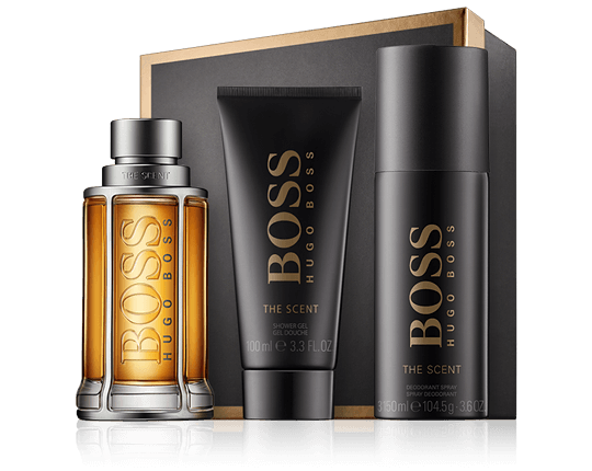 Hugo Boss Boss The Scent Gift Set 100ml EDT + 100ml Shower Gel + 150ml Deodorant Spray