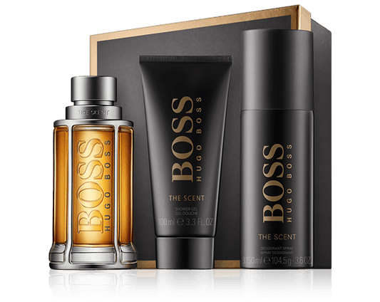 Hugo Boss Boss The Scent Gift Set 100ml EDT + 100ml Shower Gel + 150ml Deodorant Spray