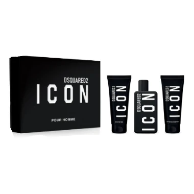 Icon For Men Gift Set 100ml EDP + 100ml Shower Gel + 100ml Aftershave Balm