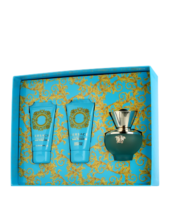 Versace Pour Femme Dylan Turquoise Gift Set 50ml EDT + 50ml Bath & Shower Gel + 50ml Body Lotion