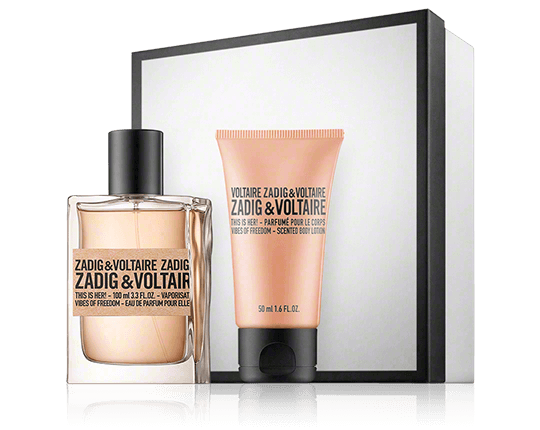 Zadig & Voltaire This is Her! Vibes of Freedom Gift Set 50ml EDP + 50ml Body Lotion