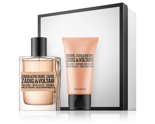 Zadig & Voltaire This is Her! Vibes of Freedom Gift Set 50ml EDP + 50ml Body Lotion